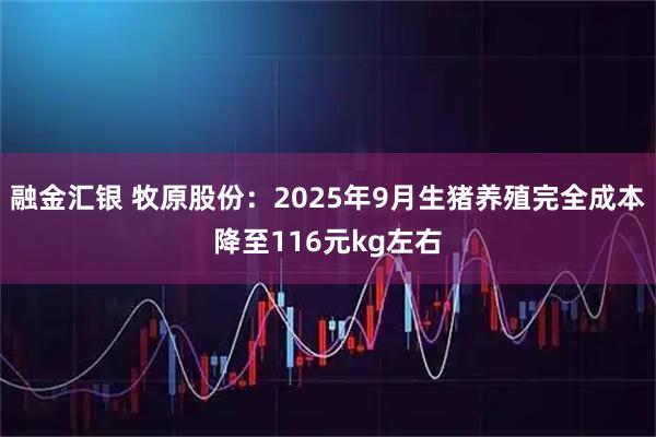 融金汇银 牧原股份：2025年9月生猪养殖完全成本降至116元kg左右